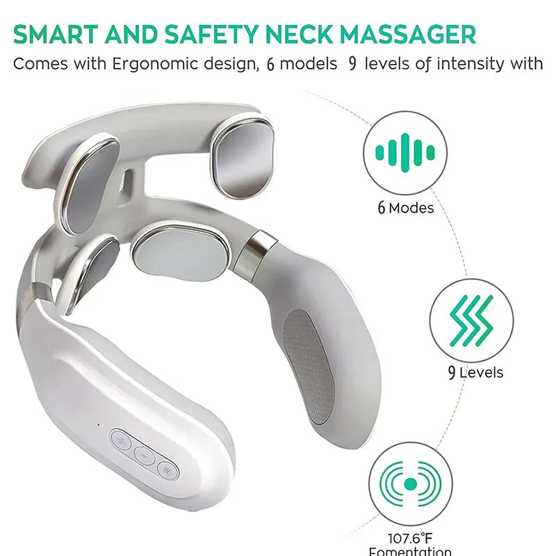 HomeDeals Neck and Shoulder Massager with Heat