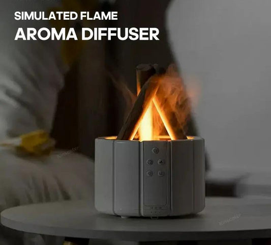 HomeDeals Simulated Flame Aroma Diffuser